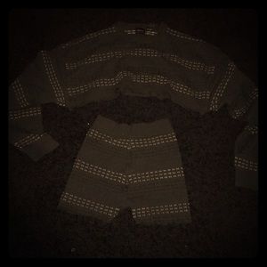 Two piece sweater set